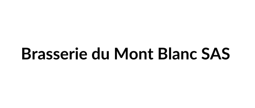 Logo Brasserie Du Mont Blanc SAS